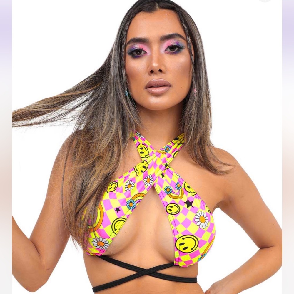Rolita Couture Good Vibes Goddess Wrap Top new never used in original packaging